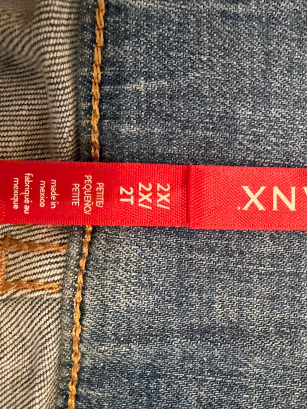 SPANX Vintage Indigo Wide Leg Flare Jeans Pull-On Denim Petite 2X NWT Plus Size - Picture 2 of 10